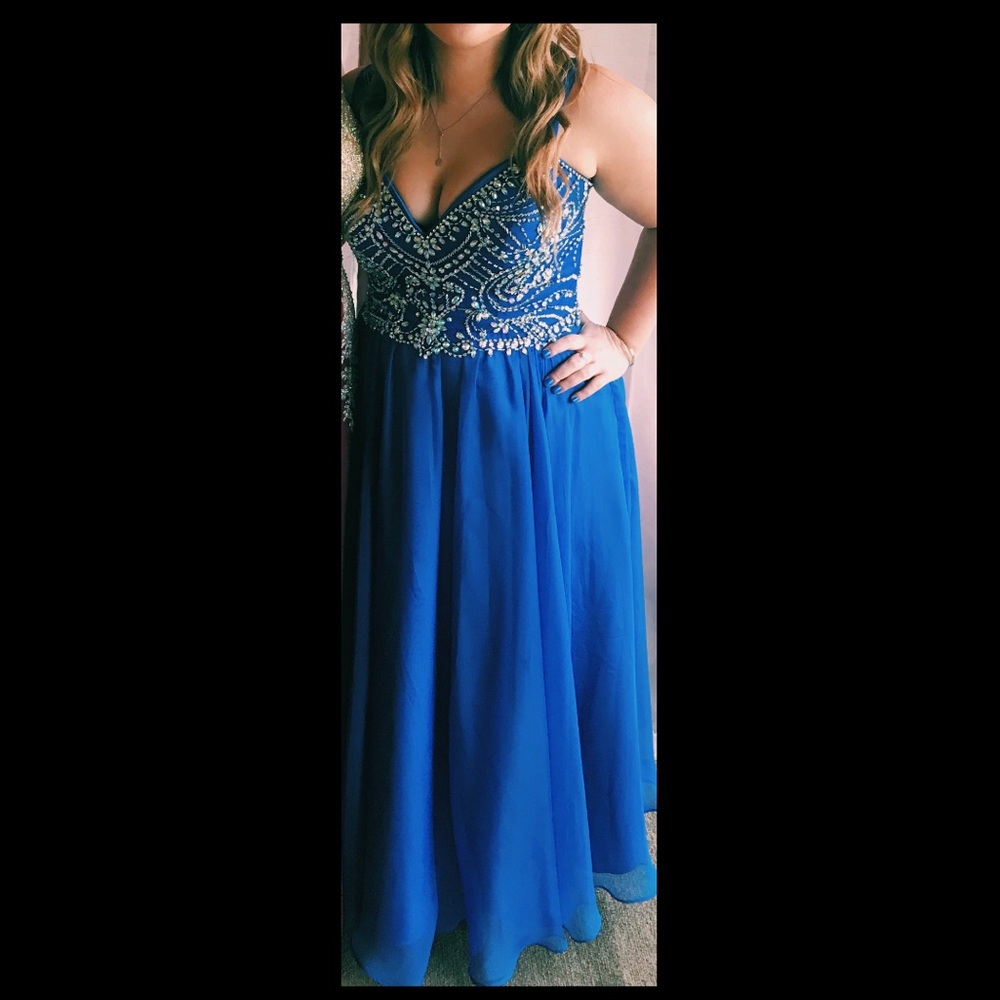 Blue Prom Dress